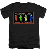 Load image into Gallery viewer, Pandemic Chic 1 - Men&#39;s V-Neck T-Shirt
