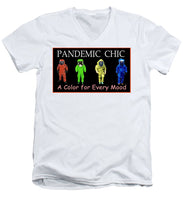 Load image into Gallery viewer, Pandemic Chic 1 - Men&#39;s V-Neck T-Shirt
