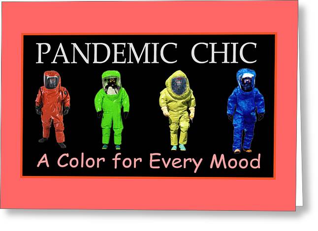 Pandemic Chic 1 - Greeting Card