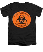 Load image into Gallery viewer, Pandemic Mask 2 - Men&#39;s V-Neck T-Shirt
