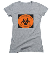 Load image into Gallery viewer, Pandemic Mask 2 - Women&#39;s V-Neck
