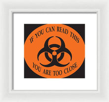 Load image into Gallery viewer, Pandemic Mask 2 - Framed Print
