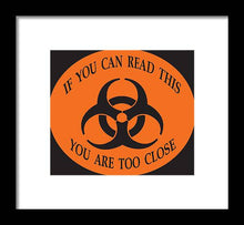 Load image into Gallery viewer, Pandemic Mask 2 - Framed Print
