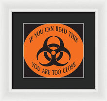 Load image into Gallery viewer, Pandemic Mask 2 - Framed Print
