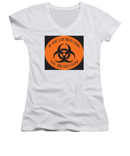 Load image into Gallery viewer, Pandemic Mask 2 - Women&#39;s V-Neck
