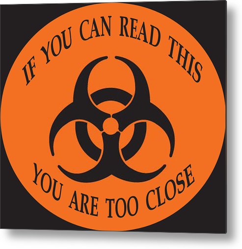 Pandemic Mask 2 - Metal Print