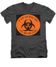 Load image into Gallery viewer, Pandemic Mask 2 - Men&#39;s V-Neck T-Shirt
