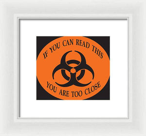 Pandemic Mask 2 - Framed Print