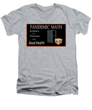 Load image into Gallery viewer, Pandemic Math 1 - Men&#39;s V-Neck T-Shirt
