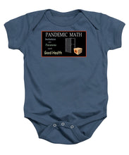 Load image into Gallery viewer, Pandemic Math 1 - Baby Onesie
