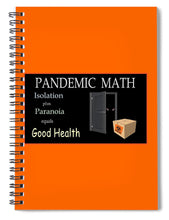 Load image into Gallery viewer, Pandemic Math 1 - Spiral Notebook
