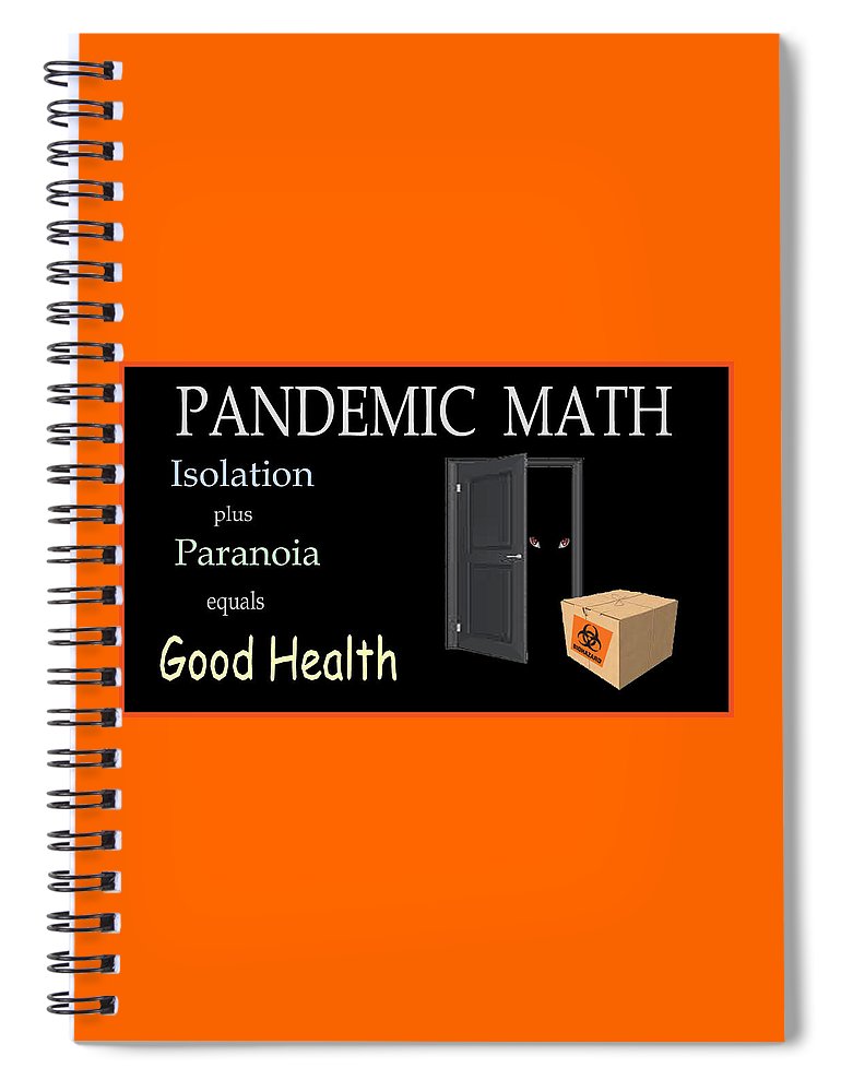 Pandemic Math 1 - Spiral Notebook