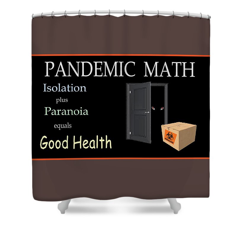 Pandemic Math 1 - Shower Curtain