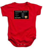 Load image into Gallery viewer, Pandemic Math 1 - Baby Onesie

