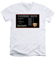 Load image into Gallery viewer, Pandemic Math 1 - Men&#39;s V-Neck T-Shirt
