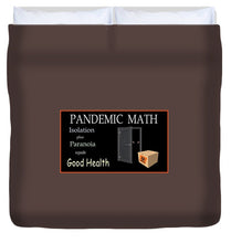 Load image into Gallery viewer, Pandemic Math 1 - Duvet Cover
