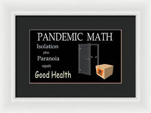 Load image into Gallery viewer, Pandemic Math 1 - Framed Print
