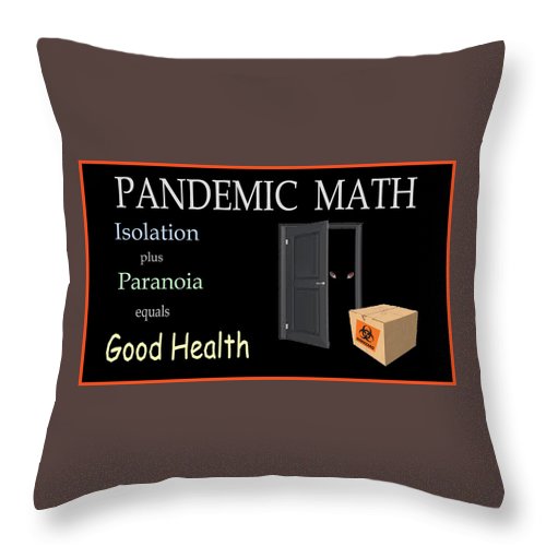 Pandemic Math 1 - Throw Pillow
