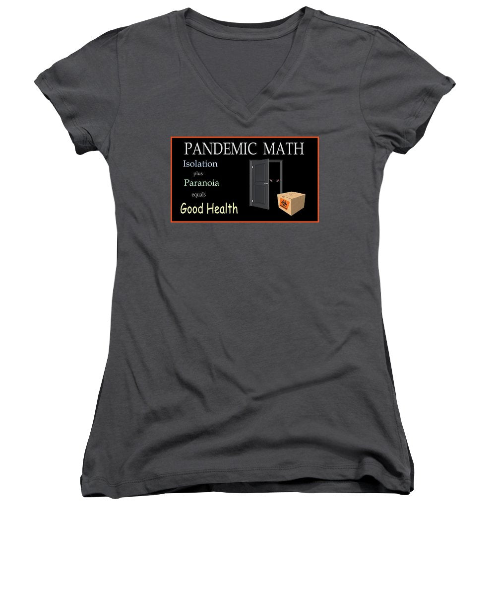 Pandemic Math 1 - Women's V-Neck