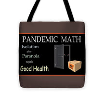 Load image into Gallery viewer, Pandemic Math 1 - Tote Bag
