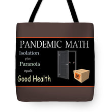 Load image into Gallery viewer, Pandemic Math 1 - Tote Bag
