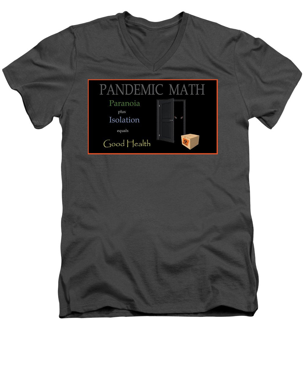 Pandemic Math - Men's V-Neck T-Shirt