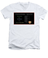 Load image into Gallery viewer, Pandemic Math - Men&#39;s V-Neck T-Shirt
