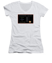 Load image into Gallery viewer, Pandemic Math - Women&#39;s V-Neck

