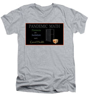 Load image into Gallery viewer, Pandemic Math - Men&#39;s V-Neck T-Shirt
