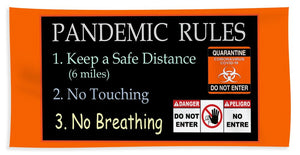 Pandemic Rules 1 - Beach Towel