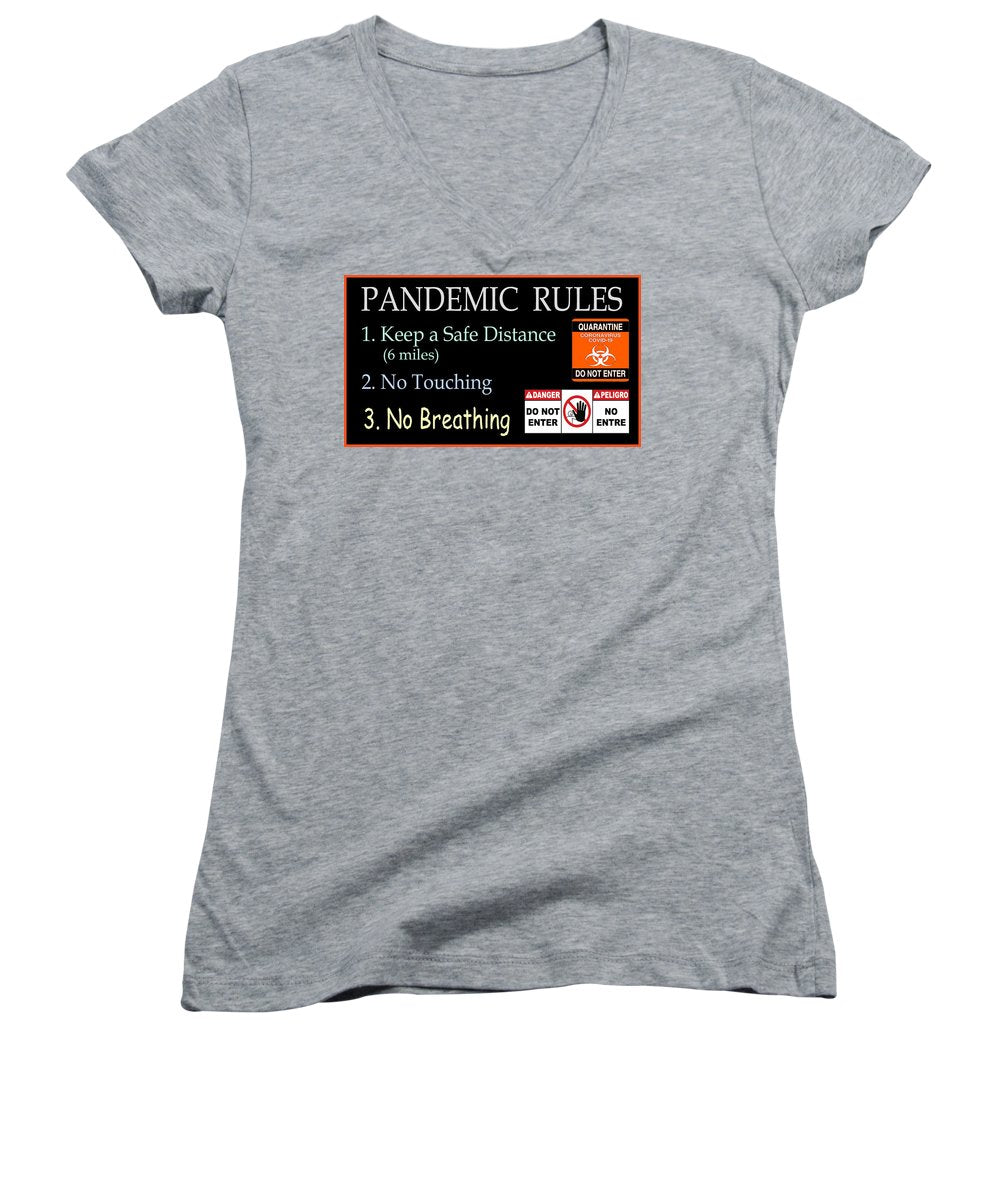 Pandemic Rules 1 - Women's V-Neck