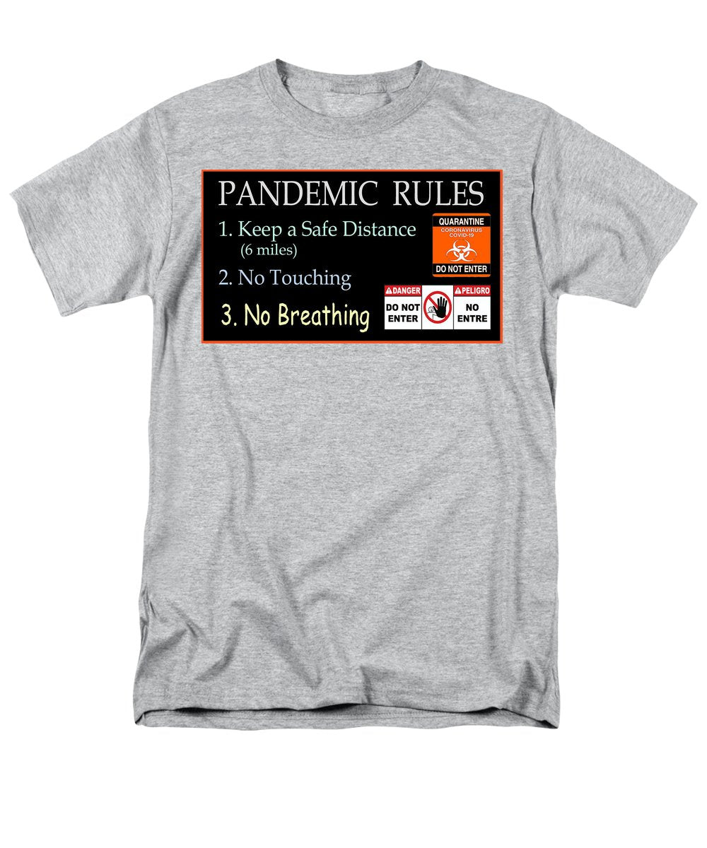 Pandemic Rules 1 - Men's T-Shirt  (Regular Fit)