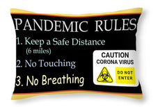 Load image into Gallery viewer, Pandemic Rules 2 - Throw Pillow
