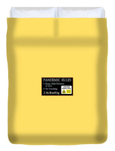 Load image into Gallery viewer, Pandemic Rules 2 - Duvet Cover
