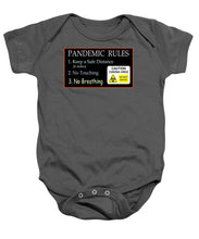 Load image into Gallery viewer, Pandemic Rules 2 - Baby Onesie
