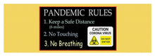 Load image into Gallery viewer, Pandemic Rules 2 - Yoga Mat
