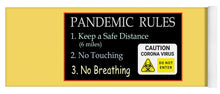 Load image into Gallery viewer, Pandemic Rules 2 - Yoga Mat
