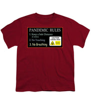 Load image into Gallery viewer, Pandemic Rules 2 - Youth T-Shirt
