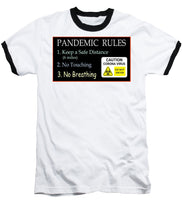 Load image into Gallery viewer, Pandemic Rules 2 - Baseball T-Shirt
