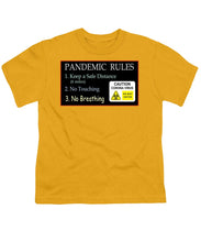 Load image into Gallery viewer, Pandemic Rules 2 - Youth T-Shirt
