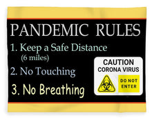 Load image into Gallery viewer, Pandemic Rules 2 - Blanket
