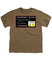Load image into Gallery viewer, Pandemic Rules 2 - Youth T-Shirt
