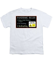 Load image into Gallery viewer, Pandemic Rules 2 - Youth T-Shirt
