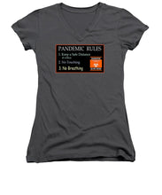 Load image into Gallery viewer, Pandemic Rules 3 - Women's V-Neck
