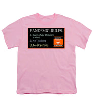 Load image into Gallery viewer, Pandemic Rules 3 - Youth T-Shirt
