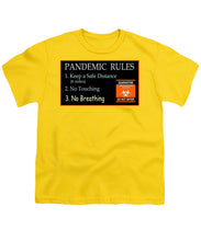 Load image into Gallery viewer, Pandemic Rules 3 - Youth T-Shirt
