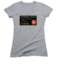 Load image into Gallery viewer, Pandemic Rules 3 - Women's V-Neck
