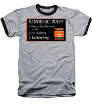Load image into Gallery viewer, Pandemic Rules 3 - Baseball T-Shirt
