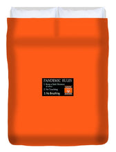 Load image into Gallery viewer, Pandemic Rules 3 - Duvet Cover
