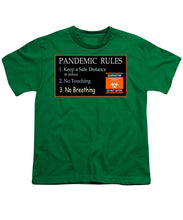 Load image into Gallery viewer, Pandemic Rules 3 - Youth T-Shirt
